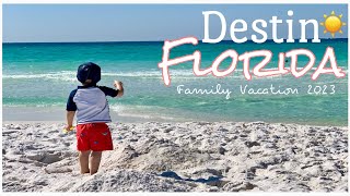 FAMILY VACATION VLOG DESTIN FLORIDA 2023  MIRAMAR BEACH [upl. by Rollecnahc]