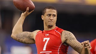 Colin Kaepernick 2011 NFL Combine Highlights [upl. by Epifano]