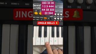 Jingle bells easy piano tutorial pianotutorial christmas jinglebells piano easy christmaspiano [upl. by Bloxberg]