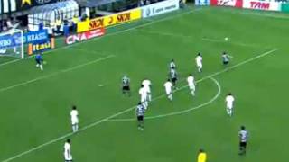 Santos 3 X 1 Corinthians  Brasileirão 2009  4° rodada [upl. by Arimaj]