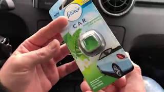 Febreze Spring Awakening Fragrance Car Air Freshener 2 ml unboxing and instructions [upl. by Edda412]