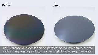 Plasma cleaning ashing and descum of photoresist on silicon wafers [upl. by Darcia]