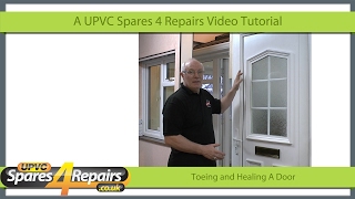 How To Toe and Heal A Upvc Door [upl. by Twyla690]