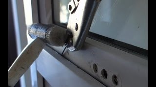 How to open a broken uPVC window lock [upl. by Yasui]