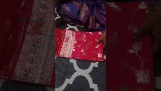 Online shopping review from Shivshahi paithani ✨🤔😱trending banarasi saree shorts [upl. by Erbua]