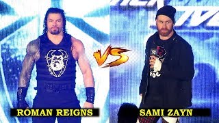 ROMAN REIGNS vs SAMI ZAYN LIVE EVENT IN WWE MANILA 2019 [upl. by Rubenstein858]