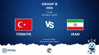 TÜRKYIE vs IRAN  Futsal DEAFLYMPICS ERZURUM 2024  Men Group Stage [upl. by Egide958]