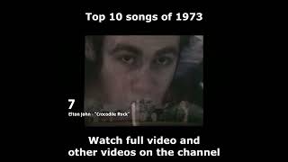 Top 10 songs of 1973 [upl. by Annaeel]