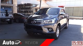 2016 Toyota Hilux 24G  Used Car Review Philippines [upl. by Gerick783]