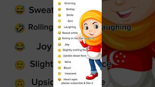 Emoji meaning part1 emoji learnenglish english shorts [upl. by Aynnat]