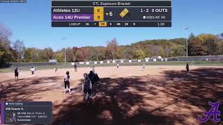 Aces 14U Premier vs Athletes 12u 20241020 [upl. by Jolda]