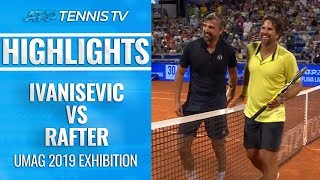 Goran Ivanisevic vs Pat Rafter Umag 2019 Exhibition Highlights [upl. by Viridis]