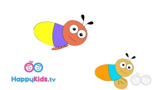 Insects  Learning Songs Collection For Kids And Children With Lyrics  Rhyme time  Happy Kids [upl. by Jempty]