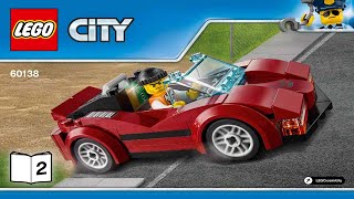 LEGO instructions  City  Police  60138  Highspeed Chase Book 2 [upl. by Lehsar500]