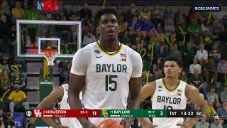 Baylor vs Houston  2024224  NCAAB Game [upl. by Airetnuhs]