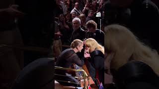 Adele Céline Dion Share Emotional Hug at Concert [upl. by Pierette]