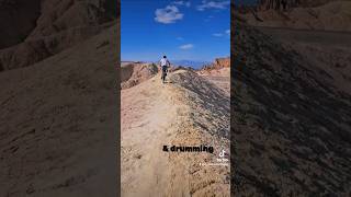 Zabriskie point nationaltrails nationalpark desert subscribe live bike views mountains [upl. by Saref581]