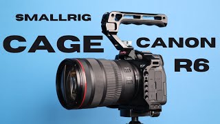 mounting a cage from smallrig on a canon R6 [upl. by Darell]