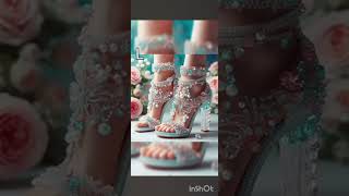 Beautiful sandal designHigh heel sandal designnew sandal design 2024short videoviral video [upl. by Fairfield153]