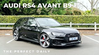 Audi RS4 Avant B9 review and drive  the perfect daily wagon [upl. by Dibru]