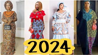 Modèles Africaine 2024 Best model longue Robe Pagne FemmeBazin  Ankara Styles Maxi Dress ⭐TOP 17 [upl. by Ydor]