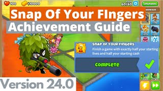 Snap Of Your Fingers Achievement Guide  BTD6 [upl. by Crescentia830]