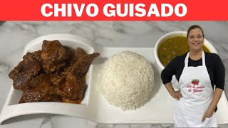 Chivo Guisado Dominicano  Dominican Style Goat Stew [upl. by Alehs]