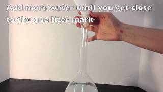 Making a 1 M NaCl solution [upl. by Gladi807]