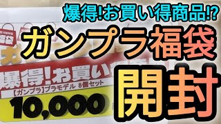 ガンプラ福袋開封！駿河屋の10000円ガンプラ福袋を開封しました！ガンプラ福袋開封 ガンダム駿河屋 [upl. by Neik]