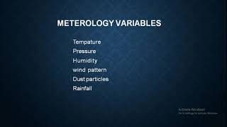 EFFECT OF METEOROLOGY ON AIR POLLUTION [upl. by Liebman]