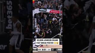 Keldon Johnson soul snatching Dunk sports nba spurs kendoljohnson dunk [upl. by Pierrette]