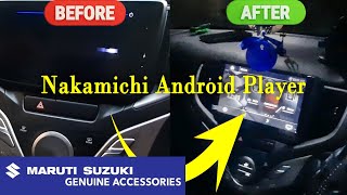 Nakamichi android playerMaruti suzuki Baleno Android installationGenuine AccessoriesNAM3510M9 [upl. by As]