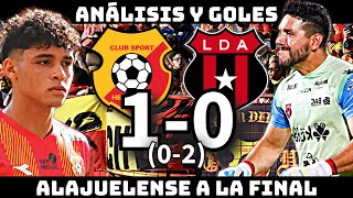 CSH VS LDA 10  ALAJUELENSE ES FINALISTA [upl. by Damha]