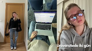 bilgisayar mühendisliği öğrencisinin üniversitede iki günü 💌👩🏼‍💻☕️ vlog [upl. by Maurer]