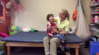 Head Control Exercises for a Child with Cerebral Palsy 001 [upl. by Daphne978]