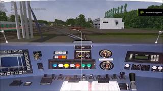 Timetable Mode Transfer command Test in Open Rails Train Simulator [upl. by Ahsenrat893]