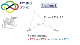 IMO 2006 Problem 1 The Infamous Geometry Problem [upl. by Hoagland]