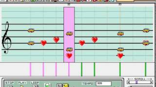 Charlie Brown Theme Mario Paint Composer [upl. by Zacherie]