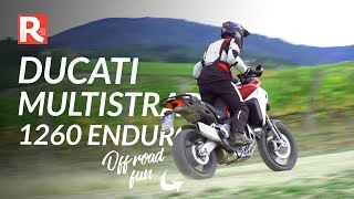 Ducati Multistrada 1260 Enduro la prova off road di RED [upl. by Bambie]