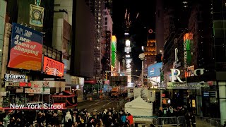 NYC New Years Eve 2021 Times Square Countdown [upl. by Parsons]