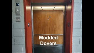 Interesting Modernized Dover HIGHdraulic Elevators  South Penn Parking Garage Reading PA [upl. by Smeaj]