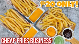 2 Ingredients Only Trending Crunchy LONG FRIES Recipe  Negosyo Recipe with Costing [upl. by Naima]