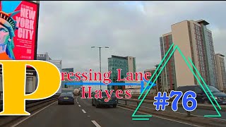 London Drive Chiswick To Pressing Lane HAYES  Driving Tour 76 [upl. by Schou234]