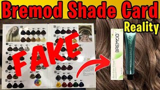 Bremod 7 no hair colour Results  Bremod shade card  Blonde hair colour bremod  Bremod hair color [upl. by Manara]