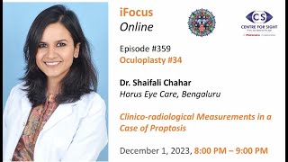 Clinicoradiological Measurements in Proptosis by Dr Shaifali Chahar Fri Dec 1 800 900 PM IST [upl. by Holey244]