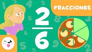 Fracciones para niños  Aprende las fracciones con pizza  Introducción [upl. by Marie-Jeanne297]