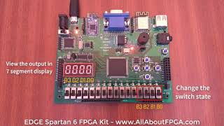 FPGA Tutorial  BCD to 7 Segment Display [upl. by Burroughs609]