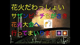 花火だわっしょい のぞみ花火ツアー サザンビーチちがさき花火大会へ行ってまいります ちんあなごchリレーツアー 552023【のぞみさくら1号】 [upl. by Tabitha]