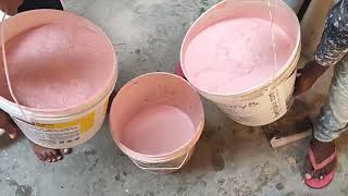 How to water prepare Distemper paint  interior paints  Low price paint  Asian paints [upl. by Lasley682]