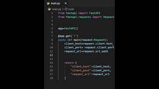 Get Information about a FastAPI Request [upl. by Kirbie475]